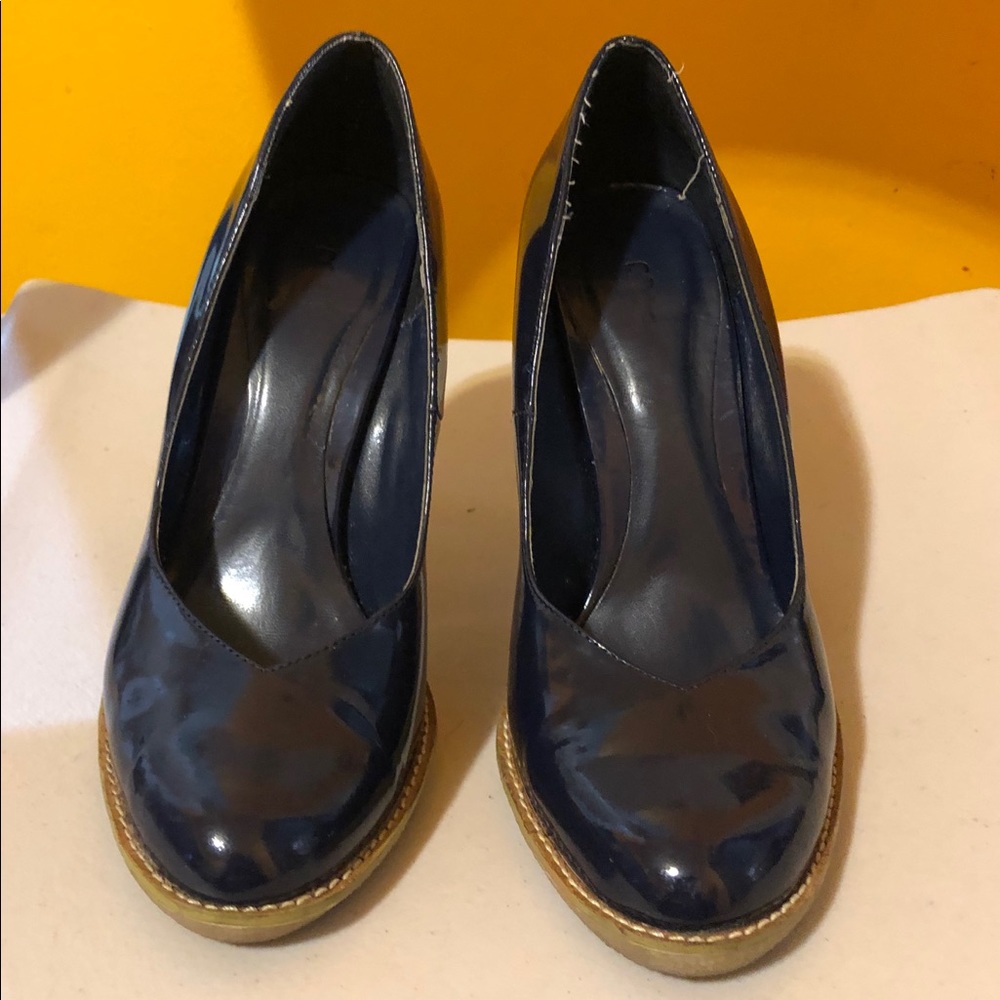 Bebe Navy Blue Pumps